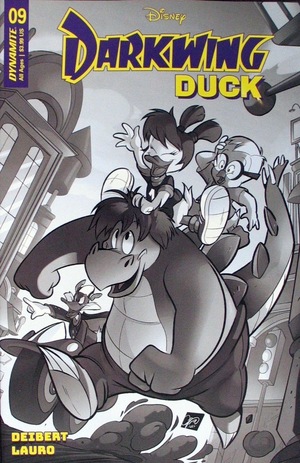 [Darkwing Duck (series 2) #9 (Cover T - Ciro Cangialosi B&W Incentive)]