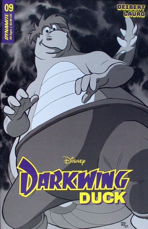 [Darkwing Duck (series 2) #9 (Cover U - Drew Moss B&W Incentive)]