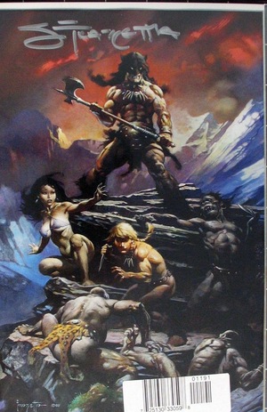 [Fire and Ice #1 (Cover S - Frank Frazetta Movie Poster Full Art Incentive, signed)]