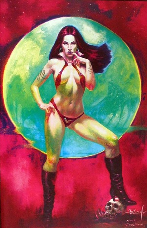 [Vampirella - Dead Flowers #1 (Cover W - Lucio Parrillo Full Art Ultraviolet Incentive)]