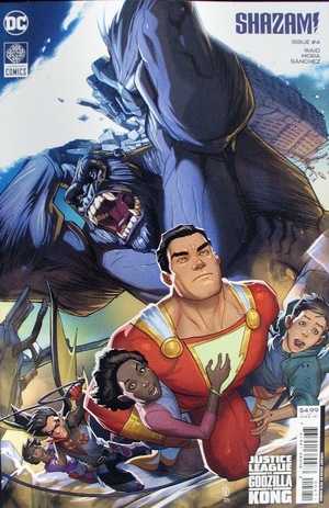 [Shazam! (series 5) 4 (Cover G -  Pete Woods Justice League vs. Godzilla vs. Kong Connecting)]
