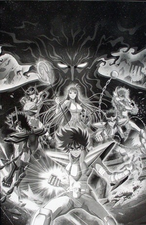 [Saint Seiya: Knights of the Zodiac - Time Odyssey #1 (Cover H - Jerome Alquie B&W Incentive)]