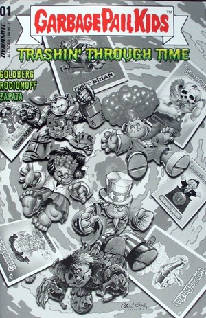 [Garbage Pail Kids - Through Time #1 (Cover G - Chris Meeks B&W Incentive)]