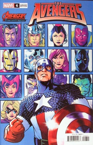 [Avengers (series 8) No. 6 (Cover E - James Kerrigan Avengers 60th)]