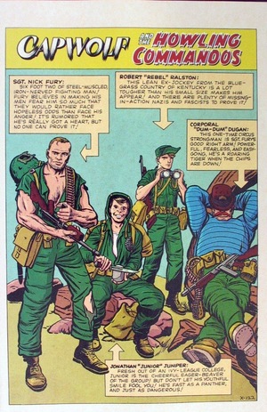 [Capwolf - Howling Commandos No. 1 (1st printing, Cover J - Jack Kirby Wraparound Incentive)]