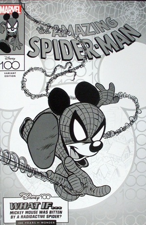 [Amazing Spider-Man (series 6) No. 35 (Cover J - Claudio Sciarrone Disney100 B&W Incentive)]