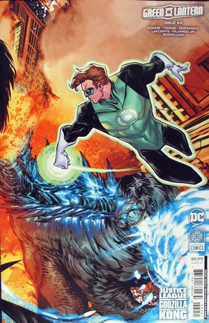 [Green Lantern (series 8) 4 (Cover E - David Baldeon Justice League vs. Godzilla vs. Kong Connecting)]