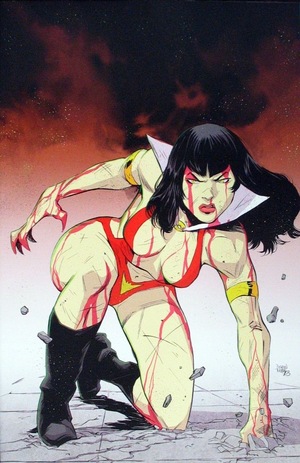 [Vampirella Vs. The Superpowers #5 (Cover L - Drew Moss Full Art Incentive)]
