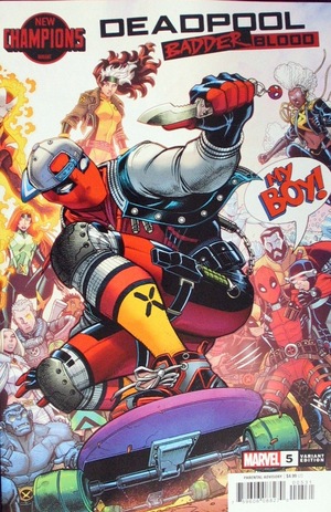 [Deadpool - Badder Blood No. 5 (Cover C - Nick Bradshaw New Champions)]