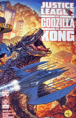 [Justice League vs. Godzilla vs. Kong 1 (Cover A - Drew Johnson Wraparound)]