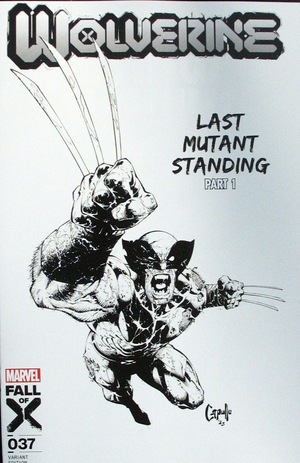 [Wolverine (series 7) No. 37 (2nd printing, Cover B - Greg Capullo B&W Incentive)]