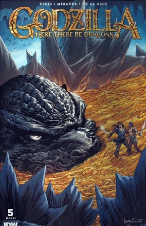 [Godzilla - Here There Be Dragons #5 (Cover B - Tyler Kirkham)]