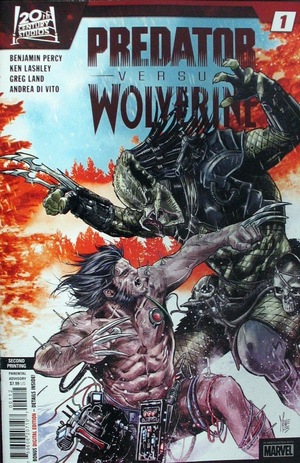 [Predator vs. Wolverine No. 1 (2nd printing, Cover A - Marco Checchetto)]