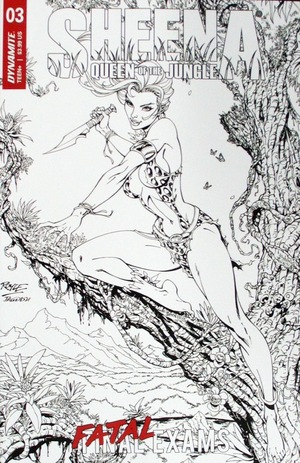 [Sheena - Queen of the Jungle (series 5) #3 (Cover F - John Royle Line Art Incentive)]