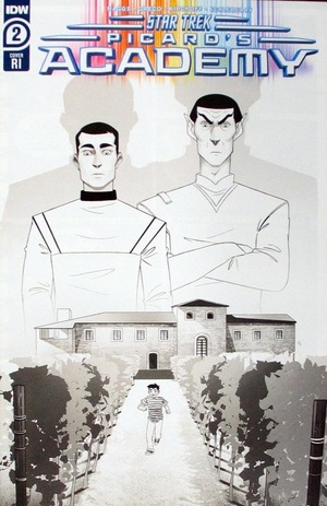 [Star Trek: Picard's Academy #2 (Cover C - Sweeney Boo B&W Incentive)]