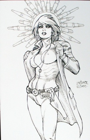 [Jennifer Blood - Battle Diary #1 (Cover G - Joseph Michael Linsner Full Art Line Art Incentive)]