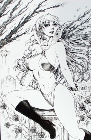 [Vampirella - Dead Flowers #3 (Cover J - Collette Turner Full Art Line Art Incentive)]