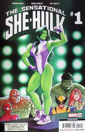 [Sensational She-Hulk (series 2) No. 1 (2nd printing, Cover A - Jen Bartel)]