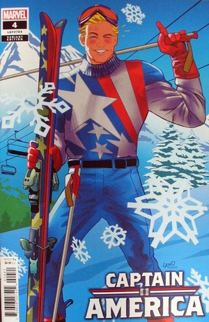 [Captain America (series 10) No. 4 (Cover D - Greg Land Ski Chalet)]