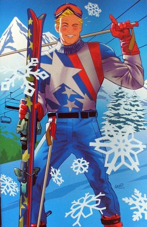 [Captain America (series 10) No. 4 (Cover J - Greg Land Ski Chalet Full Art Incentive)]