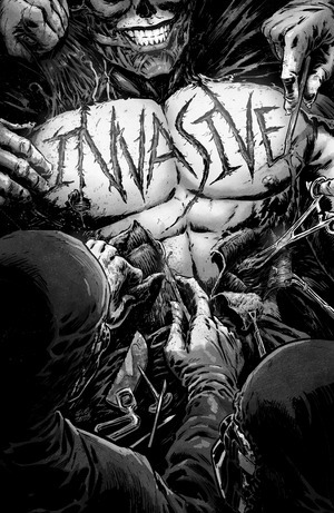 [Invasive #1 (Cover E - Brian Level B&W Incentive)]