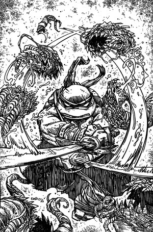 [Teenage Mutant Ninja Turtles (series 5) #146 (Cover E - Kevin Eastman & Sophie Campbell B&W Incentive)]