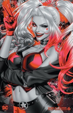 [Harley Quinn - Black + White + Redder 6 (Cover C - Ariel Diaz)]
