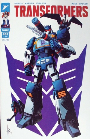 [Transformers (series 4) #2 (2nd printing, Cover B - Jason Howard)]