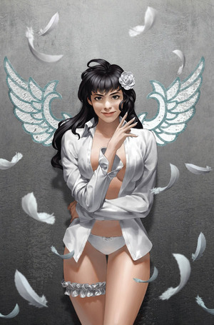 [Bettie Page (series 4) #1 (Cover N - Jung-Geun Yoon Full Art Incentive)]