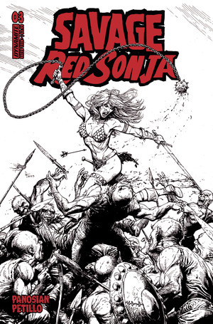 [Savage Red Sonja #3 (Cover E - Gary Frank Line Art Incentive)]