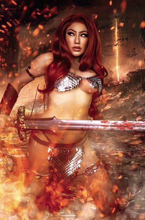 [Savage Red Sonja #3 (Cover F - Cosplay Full Art Incentive)]
