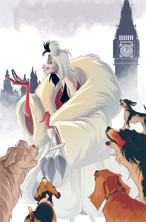 [Disney Villains: Cruella De Vil #1 (Cover I - Sweeney Boo Full Art Incentive)]