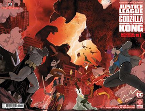[Justice League vs. Godzilla vs. Kong - Monster-Sized Edition 1 (Cover A - Mikel Janin Wraparound)]