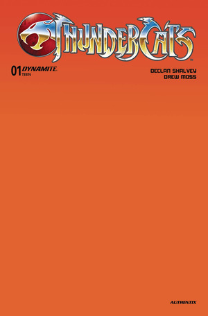 [Thundercats (series 3) #1 (1st printing, Cover ZE - Orange Blank Authentix)]