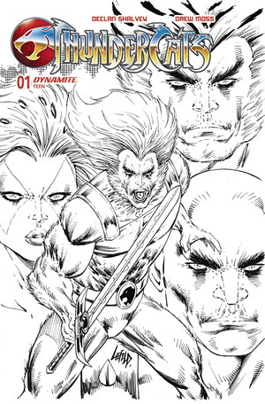 [Thundercats (series 3) #1 (1st printing, Cover ZG - Rob Liefeld B&W Incentive)]