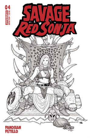 [Savage Red Sonja #4 (Cover G - Frank Cho Line Art Incentive)]