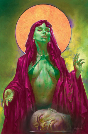 [Vampirella #666 (Cover T - Lucio Parrillo Full Art Ultraviolet Incentive)]