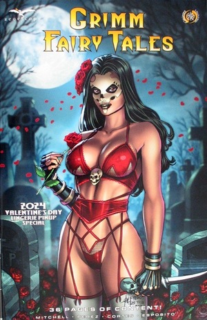 [Grimm Fairy Tales 2024 Valentine's Day Lingerie Pinup Special #1 (Cover A - Alfredo Reyes)]