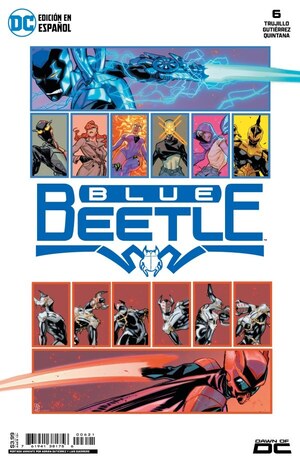 [Blue Beetle (series 10) 6 Spanish language version (Cover A - Adrian Gutierrez)]