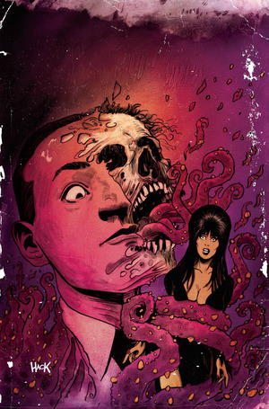 [Elvira Meets H.P. Lovecraft #1 (Cover H - Robert Hack Full Art Incentive)]