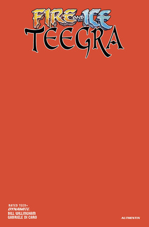 [Fire and Ice - Teegra (Cover F - Fire Blank Authentix)]