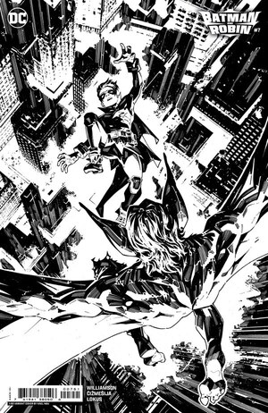 [Batman and Robin (series 3) 7 (Cover E - Kael Ngu B&W Incentive)]