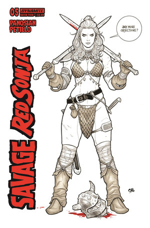 [Savage Red Sonja #5 (Cover G - Frank Cho Line Art Incentive)]