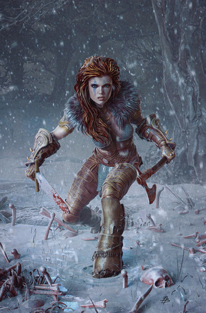 [Red Sonja (series 10) #9 (Cover K - Bjorn Barends Full Art Incentive)]