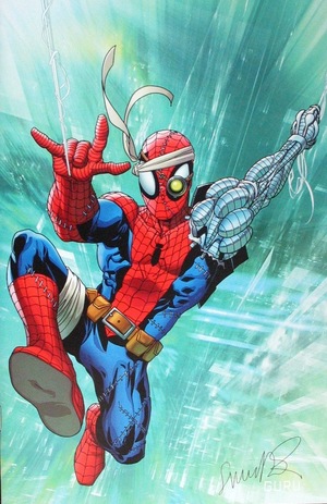 [Edge of Spider-Verse (series 4) No. 2 (Cover L - Salvador Larroca Full Art Cyborg Spider-Man Incentive)]