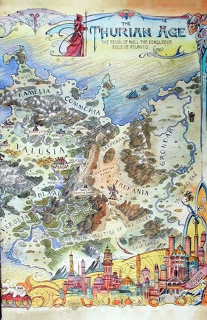 [Conan the Barbarian (series 5) #9 (Cover F - Francesca Baerald Thurian Age Map Wraparound)]