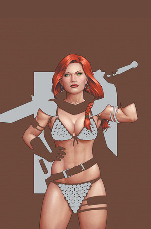 [Red Sonja: Empire of the Damned #1 (Cover N - John Tyler Christopher Negative Space Full Art Incentive)]