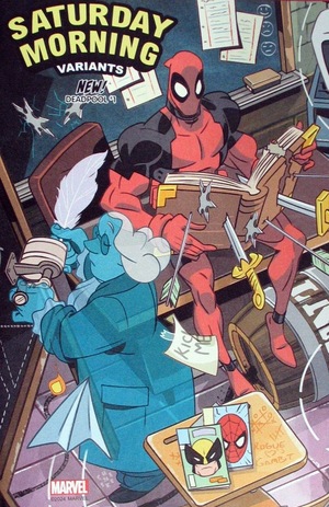 [Deadpool (series 9) No. 1 (1st printing, Cover F - Sean Galloway Saturday Morning Connecting)]
