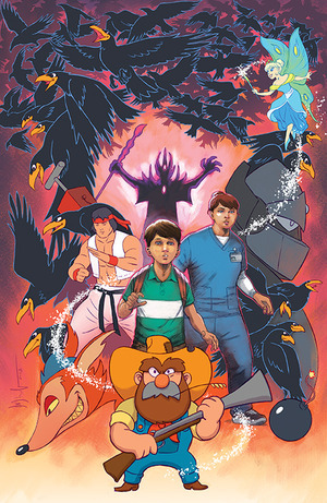 [Uncanny Valley #1 (1st printing, Cover C - Dave Wachter Full Art Incentive)]