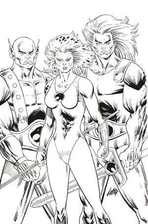 [Thundercats (series 3) #3 (Cover ZA - Rob Liefeld B&W Full Art Incentive)]